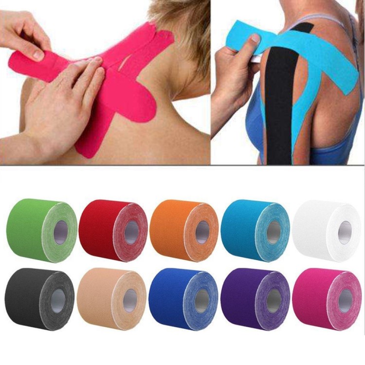 運動肌能貼肌肉護具全棉防水5cm肌肉貼/肌內(nèi)效 kinesiology tape