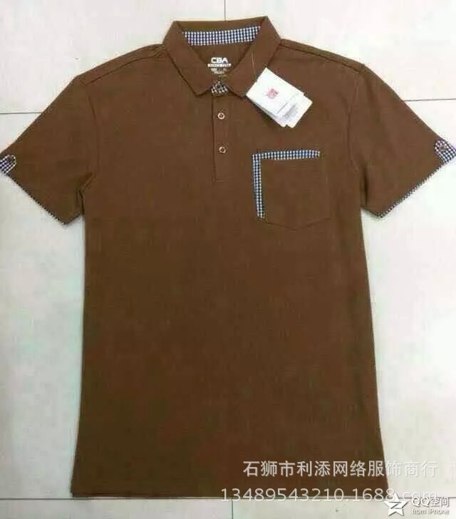 国内一线运动休闲品牌服装批发 Cba夏装短袖 尾货批发