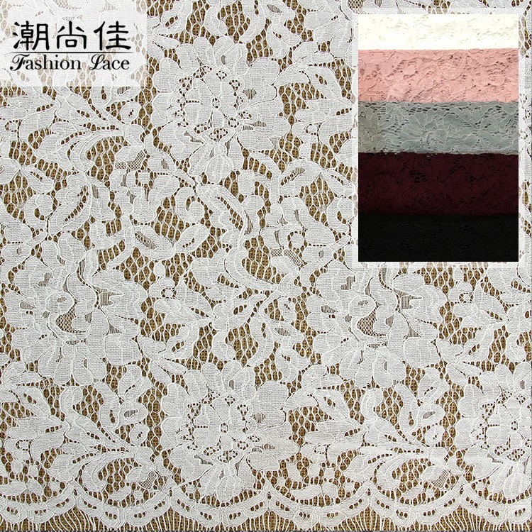 爆款睫毛蕾絲花邊 服裝內(nèi)衣輔料 針織蕾絲面料現(xiàn)貨批發(fā)