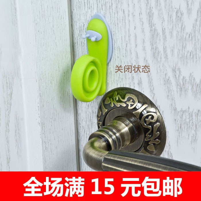 蝸牛門卡門擋門塞防夾手門夾 蝸牛旋轉門卡