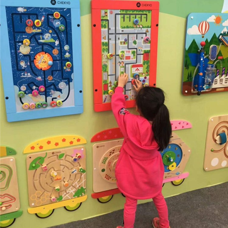 幼兒園走廊墻面玩具兒童啟蒙教學(xué)游戲早教中心益智寶寶音樂(lè)版認(rèn)知