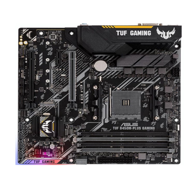 asus/华硕 tuf b450m-plus gaming am4 b450 游戏电脑主板台式机