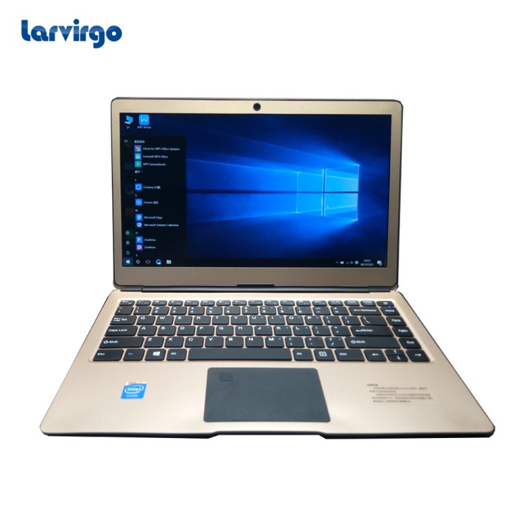 全金属13.3寸Windows 10笔记本电脑电脑 APOLLO LAKE N3450