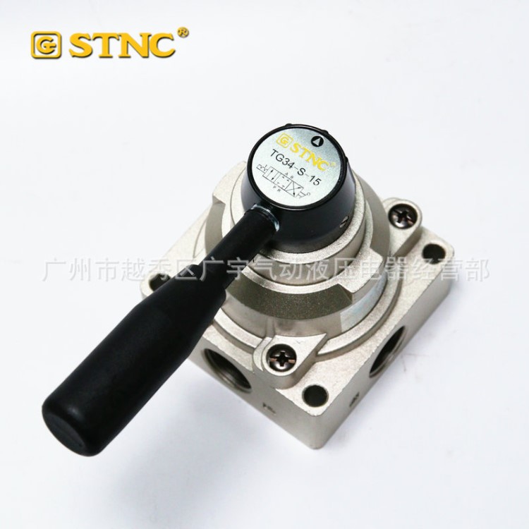 【STNC索諾天工】三位四通手轉(zhuǎn)閥 TG34-S-15三位四通陶瓷芯手轉(zhuǎn)閥