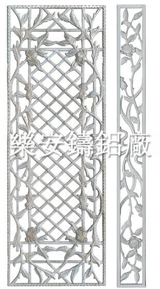 廠家生產 鑄鋁門花+門邊花 佛山鑄鋁 鑄鋁合金 多款任選