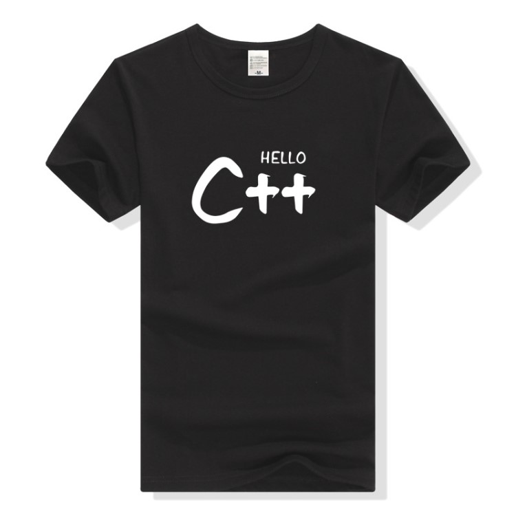 英劇 IT狂人 ROY程序員 同款 C++ 極客GEEK 理工男惡搞短袖t恤