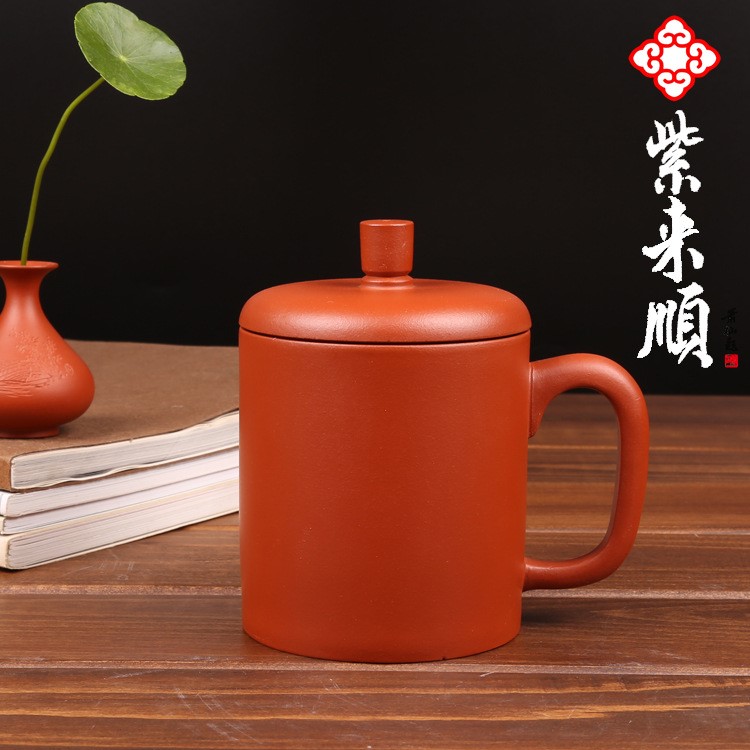紫來順宜興杯子紫砂杯全手工定制水杯茶杯禮品杯批發(fā)21129