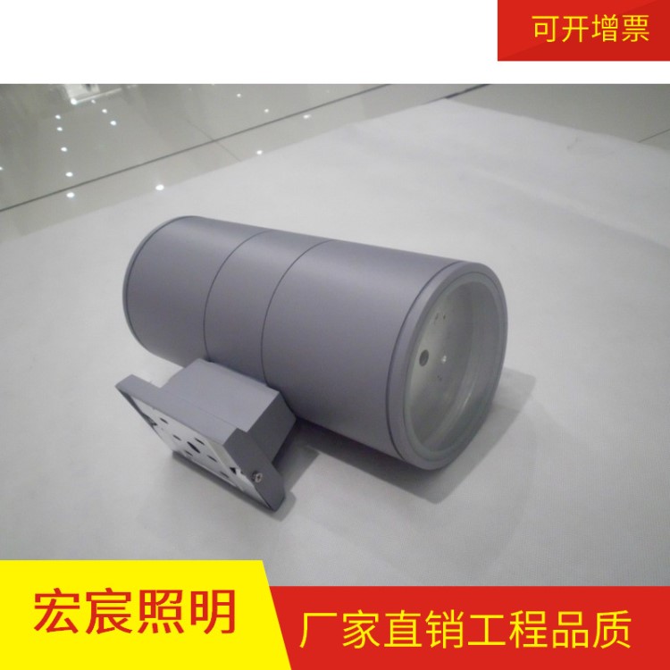 LED防水圓形雙頭 戶外壁燈外殼 led2*15W18W  30W 36W 批發(fā)壁燈