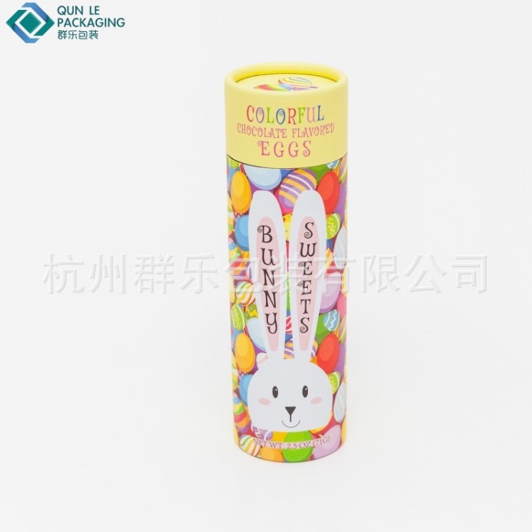 廠家定制  卡通全紙卷邊紙筒復合紙罐玩具包裝