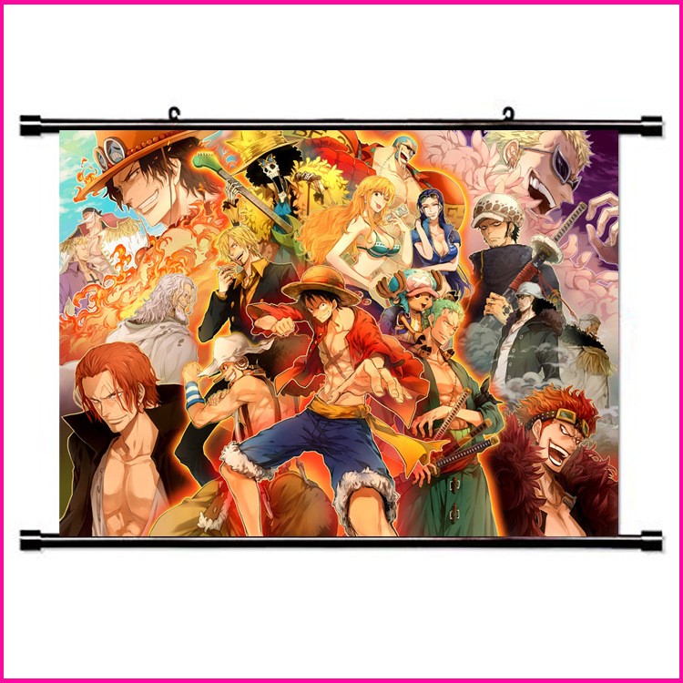 動漫 明星掛畫 海賊掛畫 卷軸布畫 精品周邊定制批發(fā)One Piece