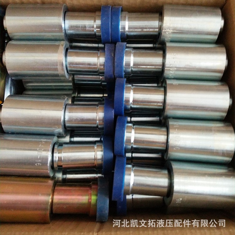 供應(yīng)派克接頭 扣壓式法蘭接頭 六角外接螺紋液壓接頭