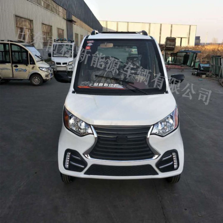 五門四座載客電瓶車 小型四輪節能電動車 全封閉電動車 產銷一體