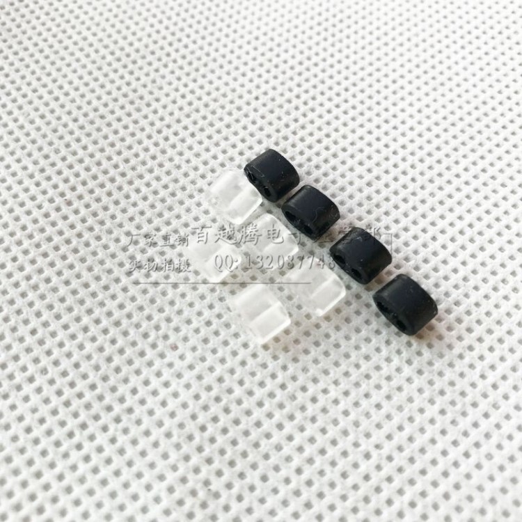 耳機(jī)升級線用軟膠滑塊 小號軟硅膠分線器滑塊 2mm出線孔徑