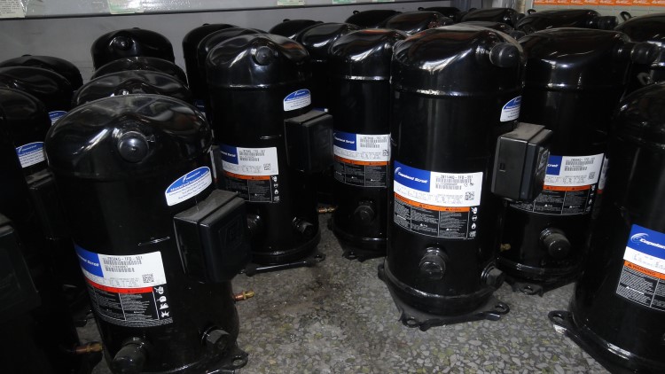 艾默生谷輪壓縮機(jī)ZR160KC-TFD-522工業(yè)冷水機(jī)房空調(diào)壓縮機(jī)13P匹
