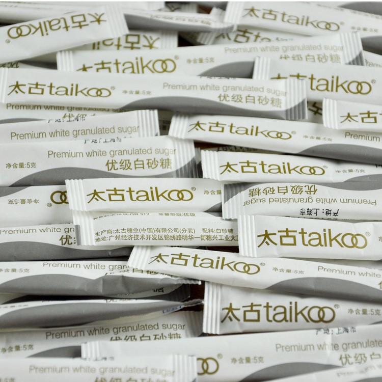 Taikoo/太古白砂糖 白糖包 條糖 咖啡調(diào)糖伴侶 5gX100條