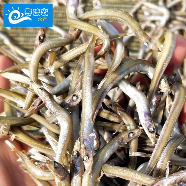 批發(fā)2019年野生面條魚 小青魚500g 沙丁魚銀針魚無鹽淡干海鮮干貨