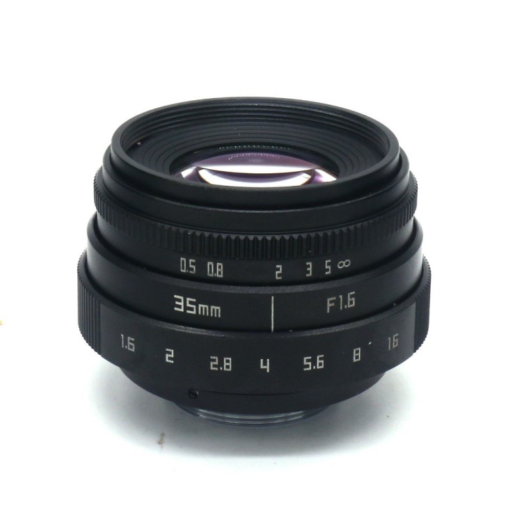 Fujian 35mm F1.6  鏡頭手動(dòng)光圈微單相機(jī)鏡頭福建廠家定制