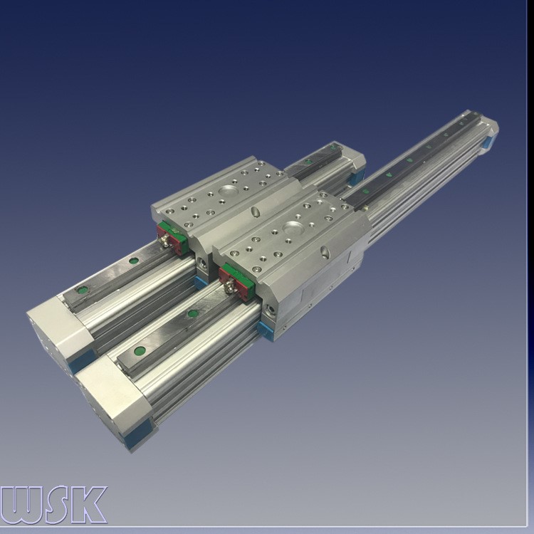 WSK半封闭式1605|1610|1620滚珠丝杆 丝杠电动直线滑台|精密模组