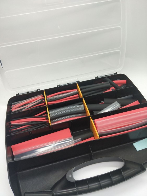 熱縮管261PCS組合 套盒可定制  焊錫環(huán) 2倍熱縮收縮管