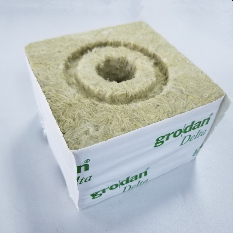 荷蘭GRODAN 100*100*65MM 4英寸無(wú)土栽培基質(zhì)農(nóng)用種植巖棉塊