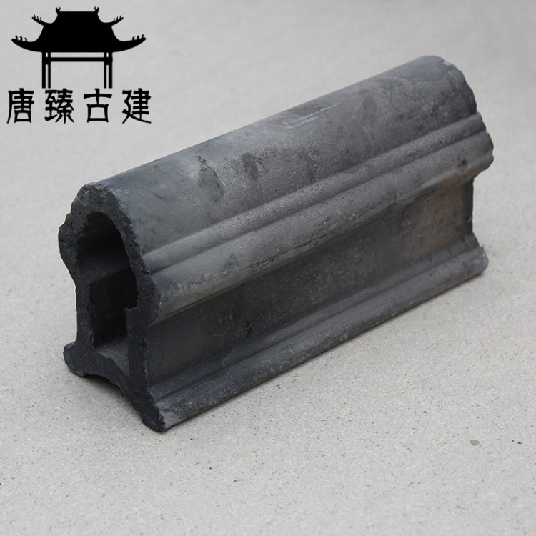 仿古脊瓦 配件瓦 古建筑寺廟門頭瓦 青磚脊瓦 園林古建正脊批發