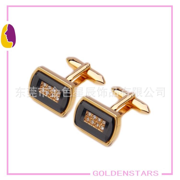 裝飾扣 推薦 小巧精致鋅合金袖扣 鑲鉆袖扣批發