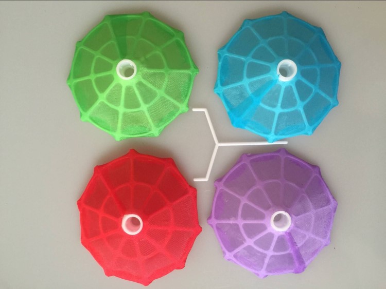 廠家批發(fā) LED小雨傘串燈 中秋圣誕裝飾用品 活動(dòng)場(chǎng)地裝飾雨傘燈籠
