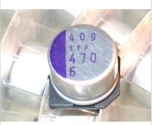 SANYO三洋固態電容 6.3V470UF  SVP 10*7mm 470UF 貼片固態電容