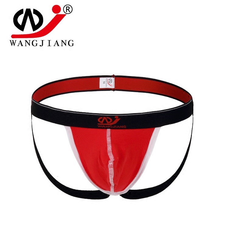 男士?jī)?nèi)褲批發(fā)外貿(mào)出口工廠貨源 網(wǎng)將WJ棉星期褲雙丁字褲3005SD