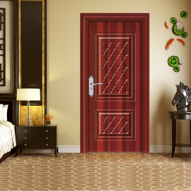 2018年新產品不銹鋼房門烤漆金屬室內門款式新穎支持非標定制