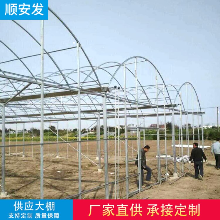 陽光板PC溫室大棚 連棟塑鋼線植物生長帳篷 塑料鋼架植物溫室大棚