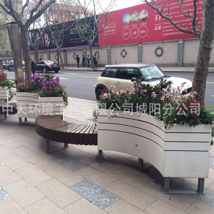 pvc花箱 青島花箱可定制廠家 道路花箱 戶外市政公園廣場花箱