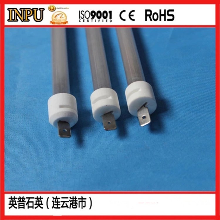 廠家直銷發(fā)熱管 石英玻璃電熱管光波爐配件 鹵素加熱管批發(fā)