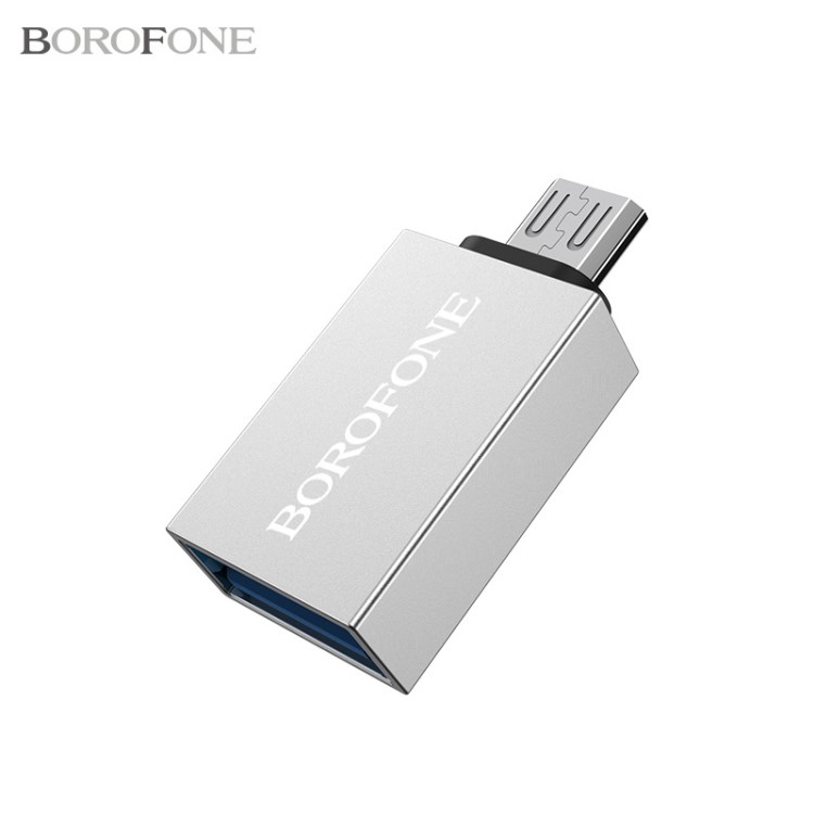 Borofone BV2 Micro USB OTG 轉(zhuǎn)接頭安卓接口OTG轉(zhuǎn)接器小巧轉(zhuǎn)換頭