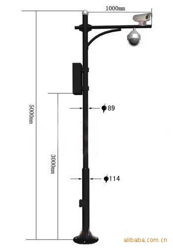 深圳小區(qū)、道路監(jiān)控桿定做