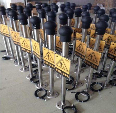 防爆人体静电释放球防静电接地桩