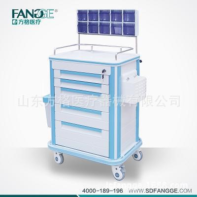 搶救室專用ABS麻醉車/方格牌醫用麻醉車/ABS麻醉車圖片、參數