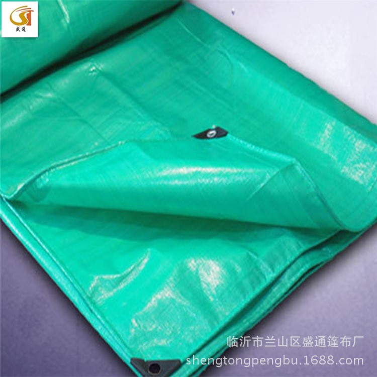 【盛通篷布】透明雙綠 特級加厚防水布 防雨防曬 蓋貨車貨船蓬布