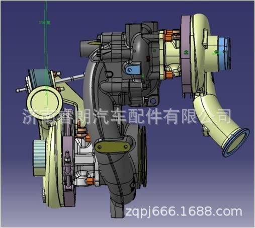 重汽配件 HOWO082V09100-7941	双级增压器