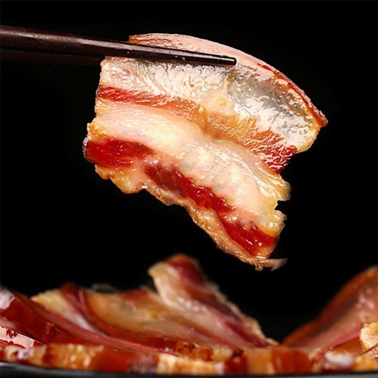 五花腊肉贵州特产农家风肉咸肉腊味自制手工烟熏肉500g低价批发