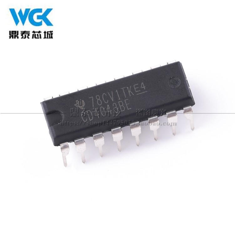 原裝 直插 CD4043BE DIP-16 邏輯電路 - CMOS 四與非門
