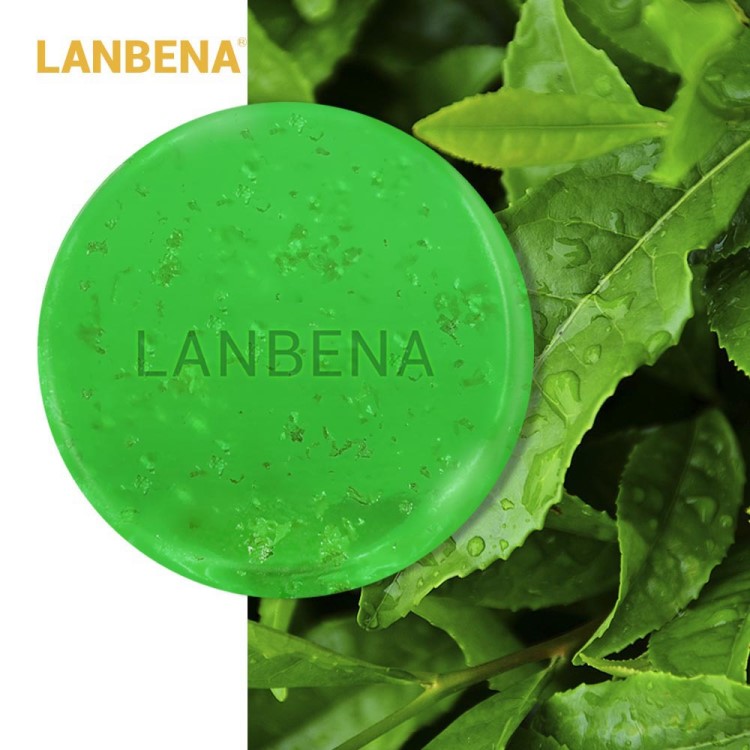 LANBENA 藍(lán)蓓娜24K金手工皂茶樹精油面部清潔粉刺保濕黑頭卸妝