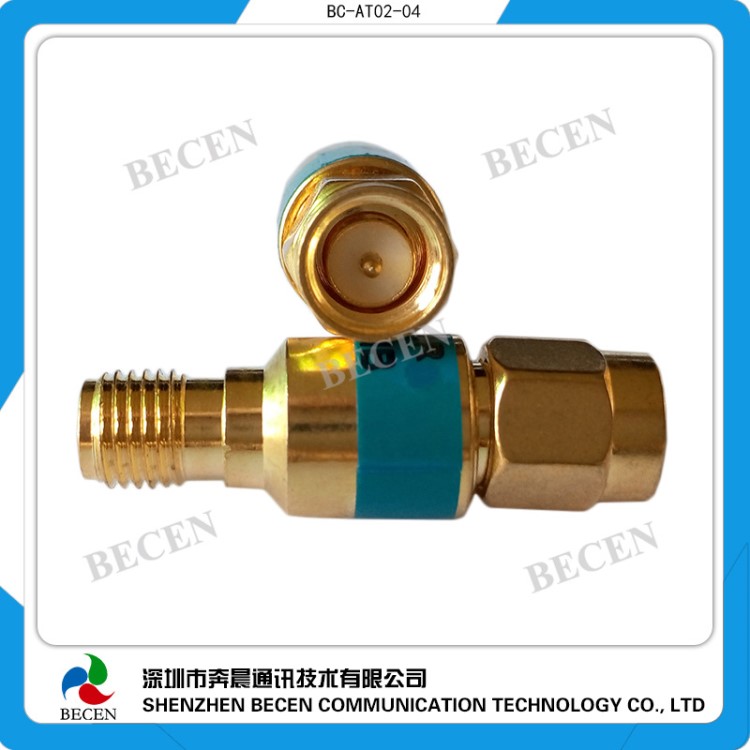 2W 0-6GHz SMA-JK公轉(zhuǎn)母頭射頻固定衰減器6db