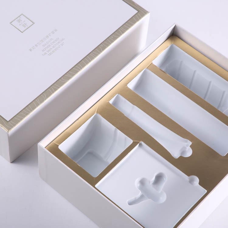 定制環(huán)保天地蓋禮品包裝盒印刷logo通用燙金保健品化妝品紙盒