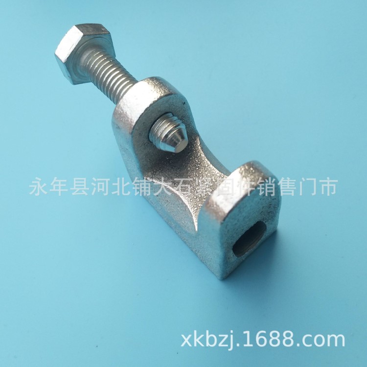 鑄鐵鍍鋅虎口夾老虎卡開口20mm25mm35mm現(xiàn)貨供應(yīng)量大從優(yōu)