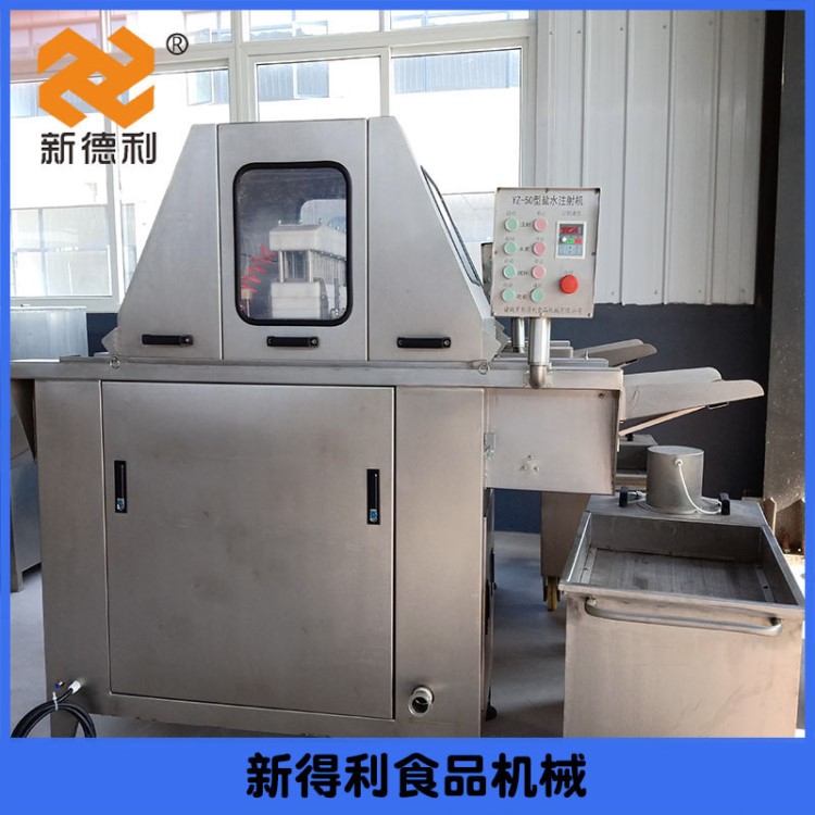 牛肉全自動鹽水注射機 不銹鋼肉制品加工設備 50針注射機現(xiàn)貨批發(fā)