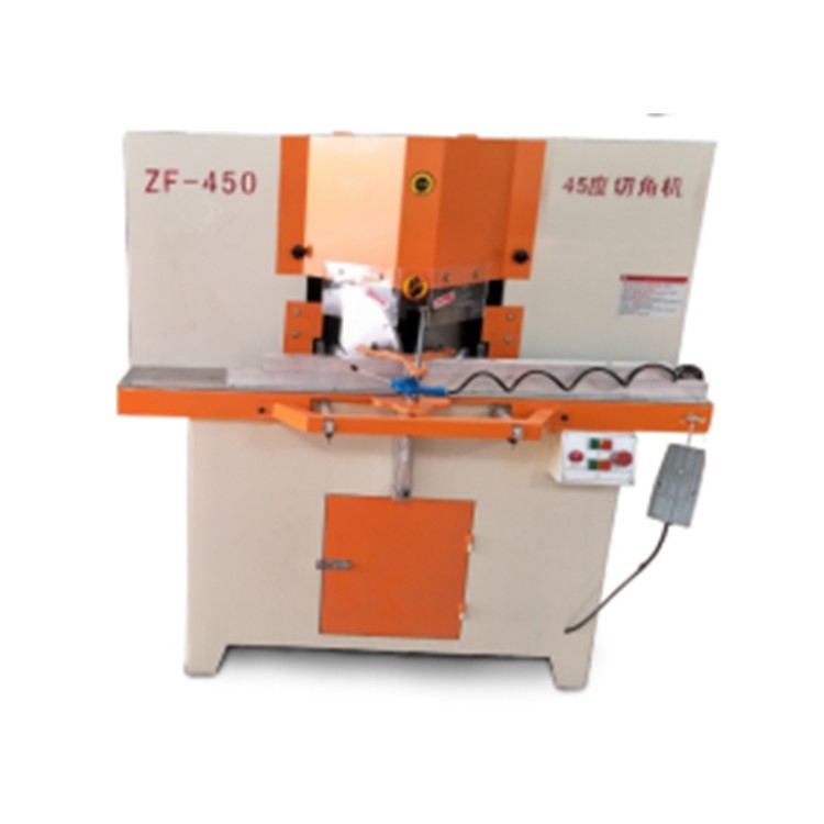 45度雙頭切角機鋁材機械燈箱相框鋁框雙鋸片高速精密切割機