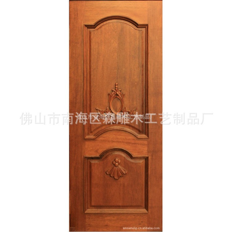 批發(fā)供應藝術手工雕刻原木門木門廠直供 房間門臥室實木套裝門