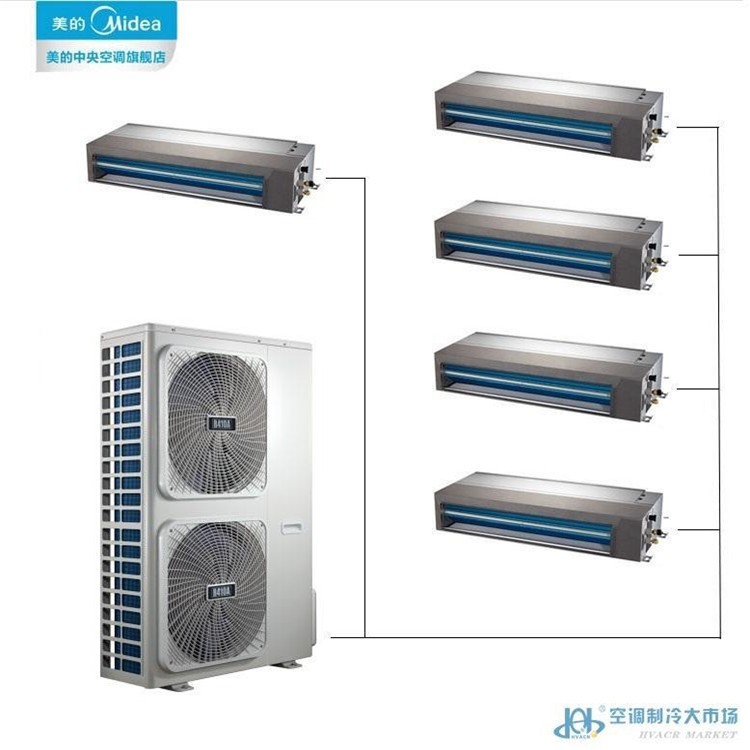 美的空調(diào)/中央空調(diào)一拖四全直流變頻多聯(lián)機(jī)MDS-H140W(E1)免費(fèi)安裝