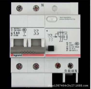 TCL羅格朗型 小型 斷路器帶漏電保護 空氣開關 空開 TLB1L-63